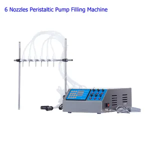 DOVOLL peristaltik pompa yarı otomatik dijital ticari şişe su sıvı dolum makinesi