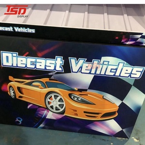 Cửa hàng bán lẻ bằng gỗ Diecast xe đồ chơi hiển thị đứng, cửa hàng RC Đồ chơi xe kệ trưng bày giá - Product Image 4