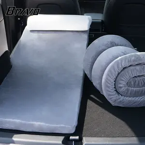 Tappetino per dormire arrotolabile portatile in schiuma per materasso per auto di fabbrica, materassino da campeggio in Memory Foam