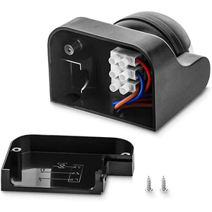 IP44 cảm biến <span class=keywords><strong>PIR</strong></span> độ <span class=keywords><strong>180</strong></span>, máy dò chuyển động hồng ngoại 220-240V-Đen - Product Image 5