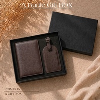 Agenda quotidien Hongbo en cuir grainé personnalisé A5 avec anneaux, comme un cadeau de luxe en cuir avec plus de boîtes de rangement