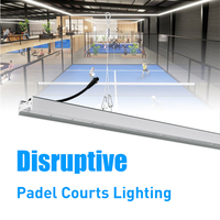 La cour de tennis de palette allume les luminaires de stade de 1300w a mené l'éclairage de palette 170lm/w IP65 IK10 a mené des lumières de cour de padel