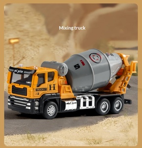<span class=keywords><strong>Camion</strong></span> mélangeur et <span class=keywords><strong>camion</strong></span> benne à inertie <span class=keywords><strong>en</strong></span> métal à l'échelle 1:5, <span class=keywords><strong>jouet</strong></span> pour enfants <span class=keywords><strong>de</strong></span> maternelle - Product Image 6