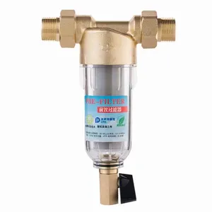 Tutta la casa 6t grande flusso di rame prefiltro per uso domestico Anti-congelamento Crack acqua depuratore di acqua di rubinetto filtro acqua depuratore