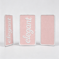 Expédition rapide, étiquettes tissées personnalisées, ensemble d'étiquettes de marque personnalisées, étiquettes de vêtements pour boutique
