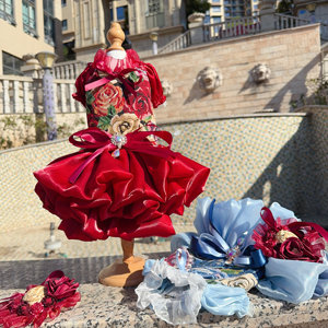 Robe vintage style campagne française, motif petit ours en mousse, originale et mignonne, pour séance <span class=keywords><strong>photo</strong></span> d'animaux, livraison gratuite - Product Image 1