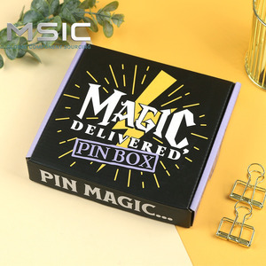 Eco-Friendly High-End Biodegradable Kraft Paper Box Corrugated Folding Aircraft Packaging with Custom Logo for Game <b>Cards</b> - Product Image 1