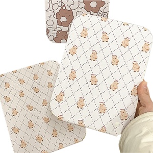 Espejo de maquillaje de alta definición para mujer escritorio vertical <span class=keywords><strong>plegable</strong></span> de cuero Pu diseño exquisito portátil para el hogar Ins Wind al por mayor - Product Image 4