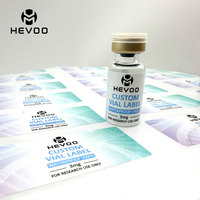 Étiquettes personnalisées pour flacons de peptides, résistantes à l'eau, au froid et au cryogénie, autocollants sécurisés pour réfrigérateur et congélateur, pour laboratoire