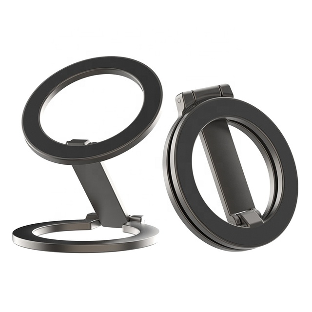 Strong Magnet Adjustable Foldable for Magsafe Magnetic Double Sided Phone Ring Holder for Magsafe Grip for Man