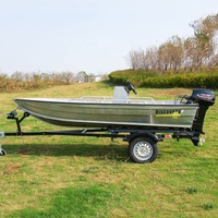 Bateaux de pêche en aluminium à coque en V avec ou sans console