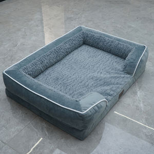 Moderne Stijl Pluche Groot Huisdierenbed Mode Afneembaar Wasbaar Orthopedisch Hondenbed Met Verschillende Maten - Product Image 3