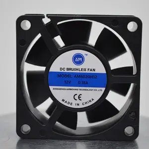 60*60*20mm Mini çatı egzoz fanı 12 Volt Dc eksenel Fan