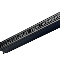 Soket PDU Tipe Rak Daya Tinggi Tiga Fasa 380V 63A 47KW 12-bit IEC-C19 dari Aluminium Alloy dengan Saklar Udara dan Steker Listrik 3/6 Outlet