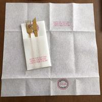 Serviettes de luxe Serviette de table de poche jetable Airlaid Serviette de table personnalisée avec logo