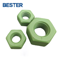 Écrou hexagonal lourd en acier allié, oxyde noir, zingué, revêtement Xylon, revêtement PTFE, ASTM-A194 Grade 2H 2HM 7 7M 8 8M pour goujons B7