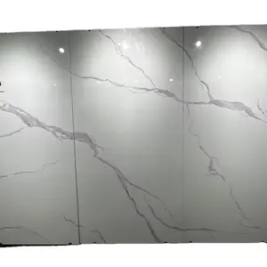 Painel de parede de porcelana com lajes de pedra artificial sinterizada, azulejos para decoração de fundo de tv, 3200*1600mm