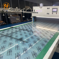 Utilisation de la colle PUR laminée à plat sur une planche MDF Panneau de contreplaqué PETG ASA Feuille PET