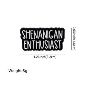 Sming Pins <span class=keywords><strong>Shenanigan</strong></span> Liefhebber Email Pin Paddle Sneller Ik Hoor Banjos Revers Badge Legering Tekst Custom Broche Kleding Rugzak - Product Image 6