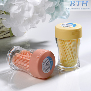ไม้จิ้มฟัน BTH ขนาด 8.2 ซม. พลาสติก ปลายสองด้าน สำหรับใช้ในบ้านและโรงแรม - Product Image 1