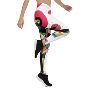 Leggings Sportivi Senza Cuciture per Palestra e Yoga - Vita Elastica, Tessuto Elasticizzato in Spandex, Abbigliamento Sportivo Casual con Motivi - Product Image 3