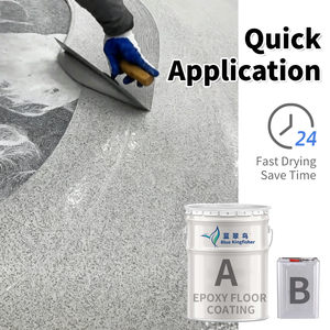 Rivestimento Epossidico Effetto Marmo Lucido per Pavimenti, Vernice Autolivellante per Calcestruzzo <span class=keywords><strong>con</strong></span> Sabbia Colorata, Rivestimento Liquido per Magazzini e Garage - Product Image 5