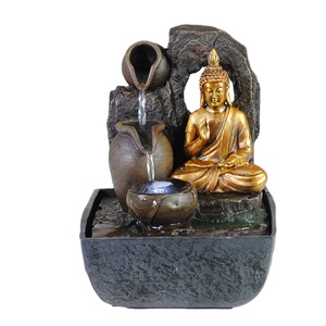 Đài Phun Nước Phật Thủ Công Với Bóng Lăn - Product Image 3