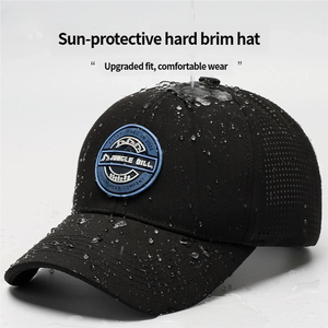 Cappellino da Baseball Estivo di Tendenza con Dettagli in Pelle Rotonda e Visiera Parasole Impermeabile Perforata - Dopo la Vittoria all'Asta - Product Image 2