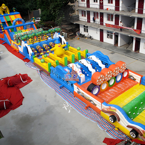 Parcours d'obstacles gonflable de qualité commerciale <span class=keywords><strong>Jeux</strong></span> de sport gonflables 5k et maison de rebond - Product Image 1