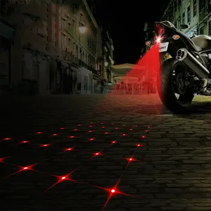 最新摩托车雾灯发光二极管激光尾灯摩托车激光雾灯