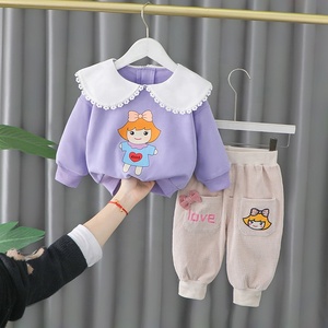 Ensemble de vêtements en coton pour petite fille, vêtements à la mode, pour enfant de 1 à 4 ans, Style de printemps, 2022 - Product Image 4