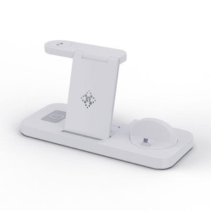 Station de charge sans fil 3-en-1 à charge rapide, station de charge sans fil multifonctionnelle compatible avec les téléphones mobiles <span class=keywords><strong>iPhone</strong></span> Samsung - Product Image 2