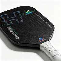 Pala de Pickleball de Fibra de Carbono T300 de Alto Control, Superficie Texturizada Prensada en Frío, 16 mm, para Entrenamiento y Entretenimiento de Jugadores Intermedios