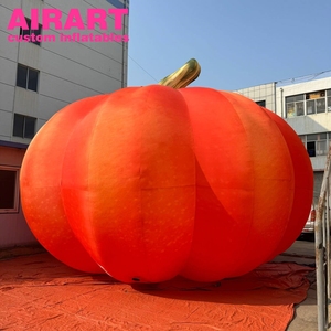 Ballon gonflable géant en forme de <span class=keywords><strong>citrouille</strong></span> pour exposition de festival des récoltes agricoles, modèle de <span class=keywords><strong>citrouille</strong></span> gonflable pour le festival d'Halloween - Product Image 1