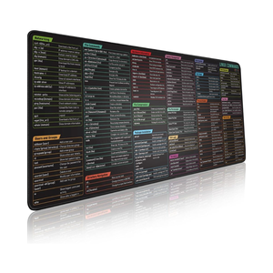 لوحة ماوس كبيرة جدًا مقاومة للماء، سميكة وناعمة، غير قابلة للانزلاق، مخصصة لمفاتيح الاختصار في إكسل والمكتب، مناسبة لطاولة المكتب - Product Image 1