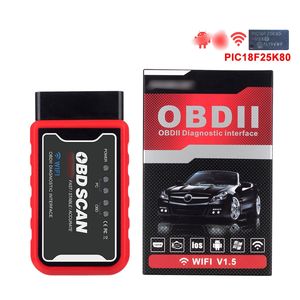 <span class=keywords><strong>OBD</strong></span> II ELM327 SCAN Instrument de diagnostic des pannes automobiles Système Android IOS Puce PIC25K80 - Product Image 2