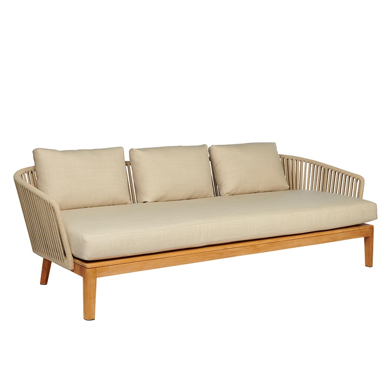 Three people-2mm aluminum tube imported teak-19075h72cm