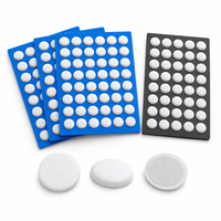 Patins de souris Gs 100% PTFE à usage général, patins de souris ronds en verre, autocollants pour patins de souris Ultraglide PTFE