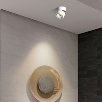 Spots encastrés orientables pour ajuster l'angle, LED anti-éblouissement, salon sans éclairage principal, downlight LED COB