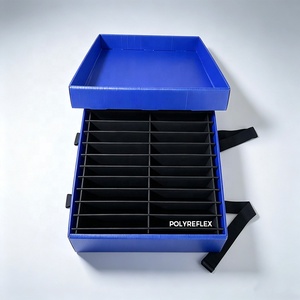 <span class=keywords><strong>Boîte</strong></span> de rangement ondulée en plastique <span class=keywords><strong>polypropylène</strong></span> personnalisée en gros avec séparateurs - Product Image 4