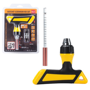 T Type Ratcheting <b>Screwdriver</b> Set 32 In 1 Precision With Interchangeable Bits For Diy Repair Tools - Product Image 5
