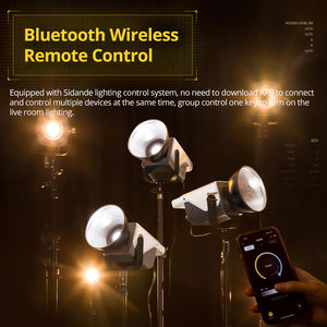 Lumière vidéo LED Sidande Bowens mount COB 200W à double température de couleur 2500K-6500K <span class=keywords><strong>pour</strong></span> la photographie et l'éclairage sur <span class=keywords><strong>site</strong></span>. - Product Image 2