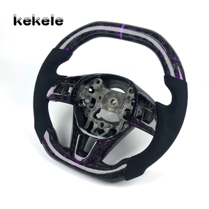 Volante Personalizado para Mazda3 Mazda6 <span class=keywords><strong>CX3</strong></span> CX5 Axela8, Fibra de Carbono Forjada, Gamuza Deportiva, Totalmente Personalizable - Product Image 4