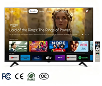 Süper Sıcak Fırsat Çerçevesiz 4K Full HD LED TV Android Akıllı Televizyon 50 55 65 75 85 98 İnç HDR Düz Ekran USB AV Ev Otel İçin
