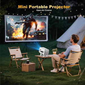 Topleo Portable Projector Android 13 Auto Certified <b>Mini</b> 4k Hd 1080p Smart Short Throw TP300 NTV High Brightness 450 ANSI Lumens - Product Image 6