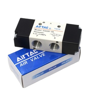 แอร์แทค แอร์วาล์ว 3A220-08 วาล์วควบคุมลมแบบ 2 ตำแหน่ง 3 ทาง - Product Image 1