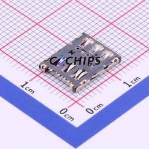 HYC244-SIM07-140 SIM Card Connector SMD Connector Plug-In Type Nano SIM Card Card Holder With Card Detection - Product Image 2