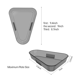 Nuevo Contenedor para Rebanadas de Pizza, Material PP, Tapa Abatible, Apto para Microondas, Ecológico, a Prueba de Polvo, Almacenamiento de Cocina para Regalos - Product Image 4