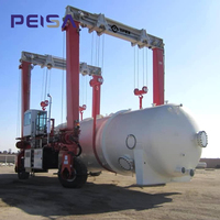 Grue à portique mobile à pneus en caoutchouc à poutre simple/double personnalisée de 1 à 400 tonnes avec système de levage