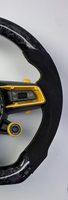 Volant de voiture en fibre de carbone forgé sur mesure, surpiqûres personnalisées, compatible avec Porsche 911 Cayenne Panamera Macan Cayman Boxster